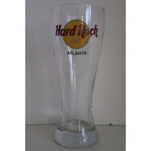 Hard Rock Cafe Atlanta Pilsner Beer Tall Glass -121615